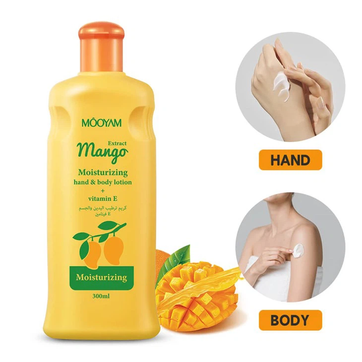 Lotion Corff Mango Lleithio Mooyam